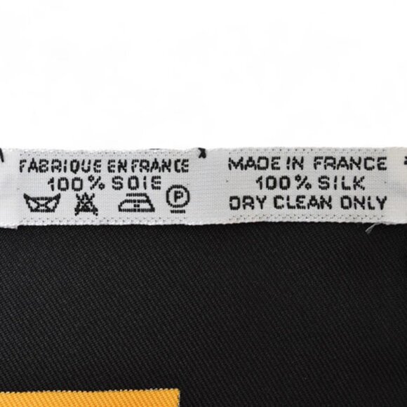 HERMES Black Scarf - Picture 8 of 8